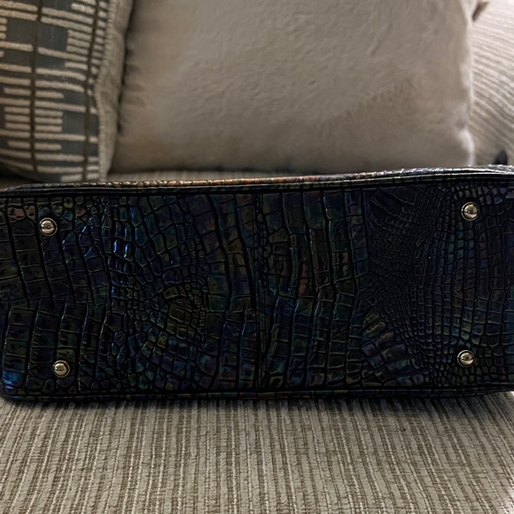 Brahmin Iridescent Crocodile Embossed Shoulder Bag - Picture 6 of 9